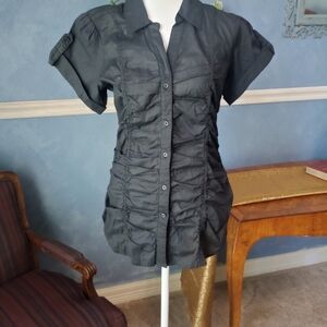 Zoey & Beth Ruffled Body Con Style Lady Top